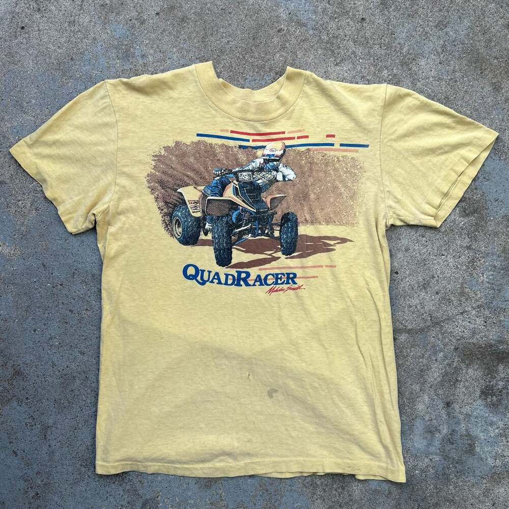 VINTAGE 70s Suzuki Quadracer Racer Shirt
